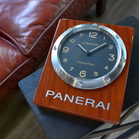 panerai clock for sale|Panerai wall clock.